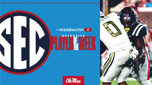 Trey Washington SEC Defensive Player of the Week