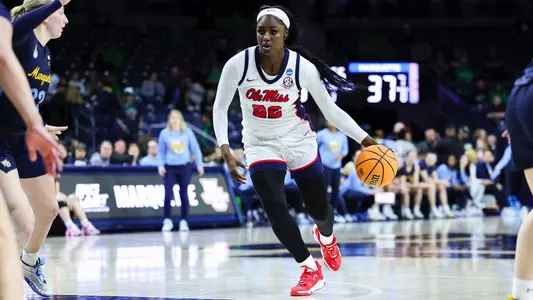 Ole Miss Womens Basketball during Round One of the NCAA Tournament vs Marquette at The Purcell Pavilion in South Bend, IN on March 23rd, 2024.