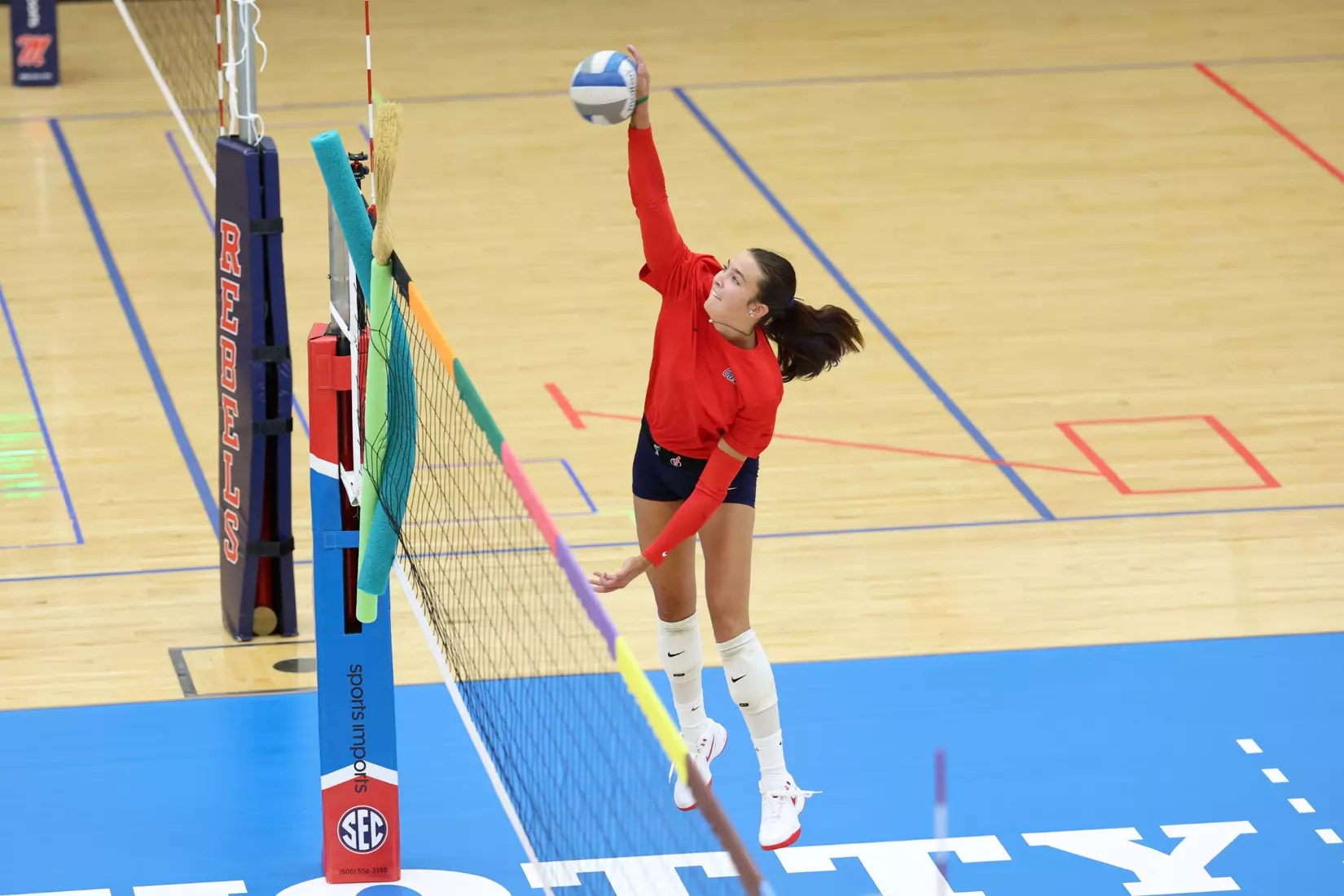 Ole Miss Volleyball first day of practice on August 9, 2024.
Photos by Hannah Morgan White/Ole Miss Athletics