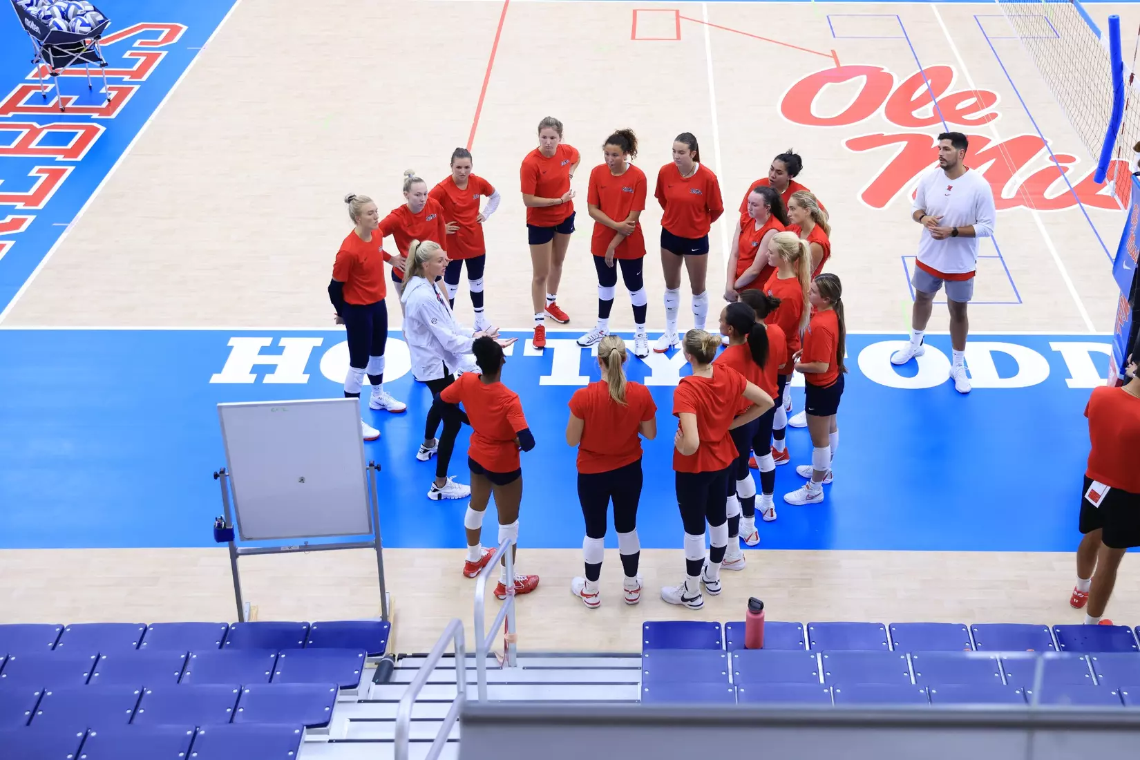 Ole Miss Volleyball first day of practice on August 9, 2024.
Photos by Hannah Morgan White/Ole Miss Athletics