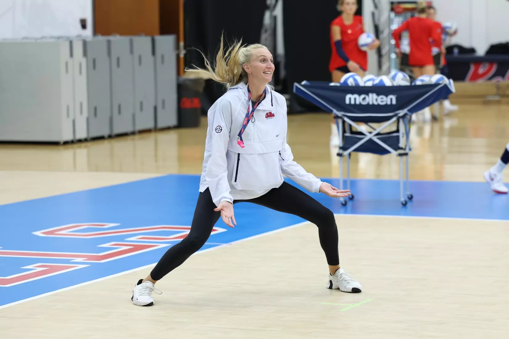 Ole Miss Volleyball first day of practice on August 9, 2024.
Photos by Hannah Morgan White/Ole Miss Athletics