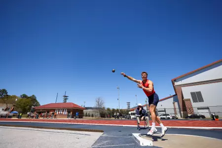 Ole Miss Track and Field during Day One of The Joe Walker Invitational at The Ole Miss Track and Field Complex on April 5th, 2024.