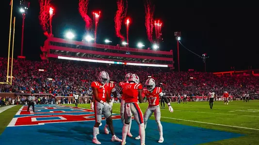 Ole Miss Football vs. South Carolina in Vaught Hemingway Stadium November 1st 2025.