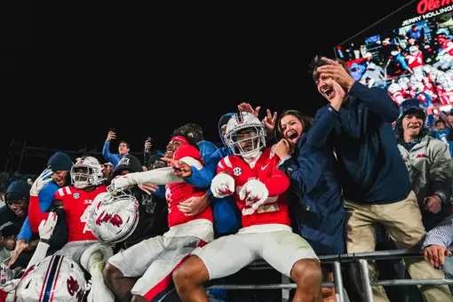 Ole Miss Football vs. South Carolina in Vaught Hemingway Stadium November 1st 2025.