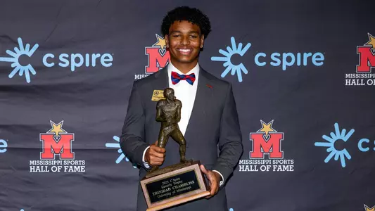Trinidad Chambliss 2025 C Spire Conerly Trophy Winner