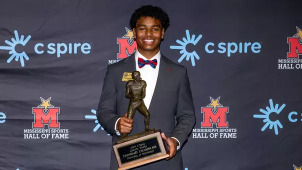 Trinidad Chambliss 2025 C Spire Conerly Trophy Winner
