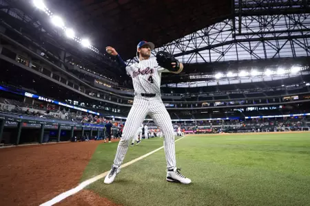 Ole Miss Baseball vs Arizona on February 14, 2025 at Globe Life Field in Arlington, TX. 
Photo by Hannah Morgan White/Ole Miss Athletics 
@OleMissCreative