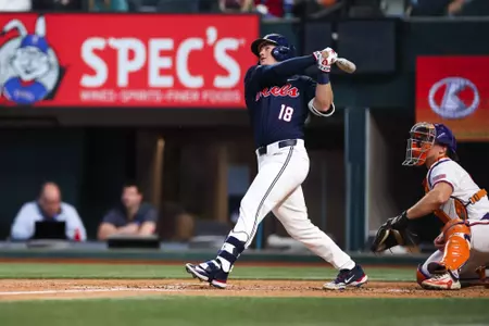 Ole Miss Baseball vs Clemson on February 16, 2025 at Globe Life Field in Arlington, TX.
Photo by Hannah Morgan White/Ole Miss Athletics
@OleMissCreative