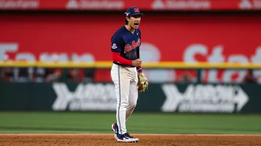 Ole Miss Baseball vs Clemson on February 16, 2025 at Globe Life Field in Arlington, TX.
Photo by Hannah Morgan White/Ole Miss Athletics
@OleMissCreative