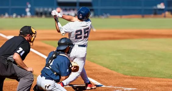 Ole Miss Baseball during a game against Samford at Swayze Field on October 19th, 2024 in Oxford, MS.