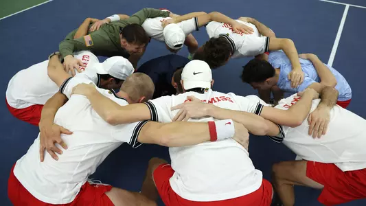 Tennis Group Huddle