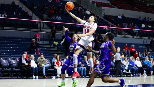 Ole Miss Womenís Basketball vs Alcorn State at The SJB Pavilon in Oxford, MS on December 30th, 2024.