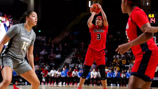 Ole Miss Womenís Basketball during a game against Vanderbilt at Memorial Gymnasium in Nashville, TN on February 2nd, 2025.