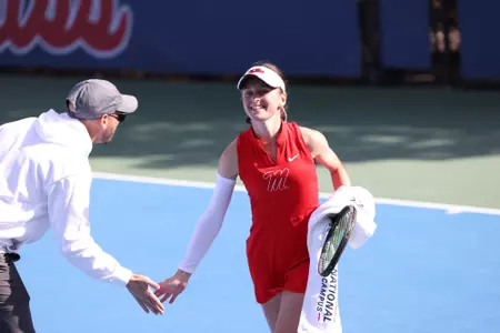 Ole Miss Women’s Tennis vs Kentucky at the Outdoor Tennis Center in Oxford, MS on March 2, 2024.
Photo by Hailey Austin /Ole Miss Athletics
Instagram and Twitter: @OleMissCreative