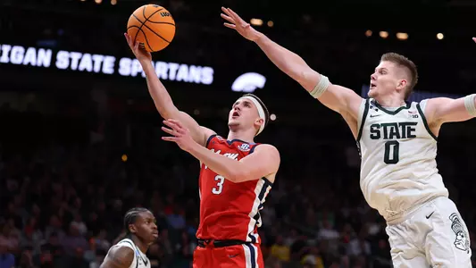 Men's Basketball’s Historic Season Ends in Sweet 16 Against Michigan State Image