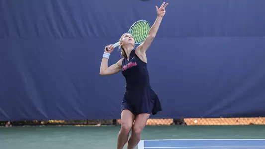 Ole Miss Womenís Tennis vs Tennessee on February 28, 2025 at the Palmer/Salloum Tennis Center at Ole Miss in Oxford, MS. 
Photo by Antonella Rescigno / Ole Miss Athletics
