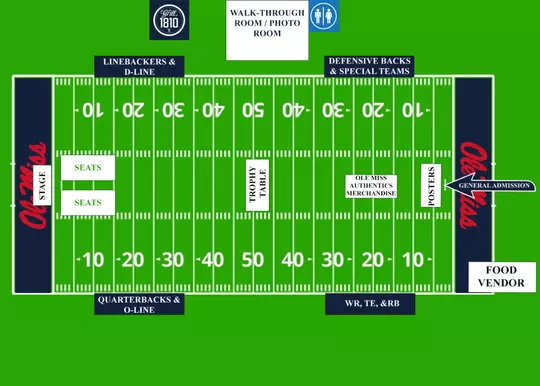 2025 Meet The Rebels Map
