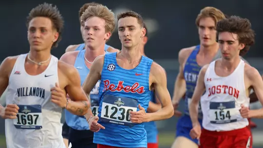 Toby Running NCAA Regional