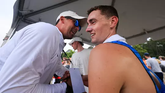 Toby and Coach Smith NCAA Regional