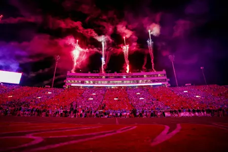 Ole Miss Football vs. Arkansas September 13th, in Vaught-Hemingway Stadium.