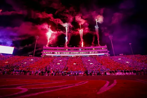 Ole Miss Football vs. Arkansas September 13th, in Vaught-Hemingway Stadium.