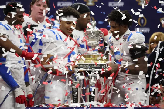 Ole Miss Football during the Allstate Sugar Bowl against Georgia on January 1st, 2026 at Caesars Superdome in New Orleans, LA.