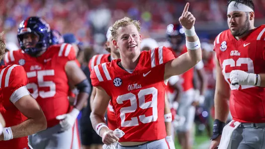 Ole Miss Football vs Charlotte on September 12, 2026 at Vaught-Hemingway Stadium in Oxford, MS
Photo by Ben Zimmerman / Ole Miss Athletics
@OleMissCreative