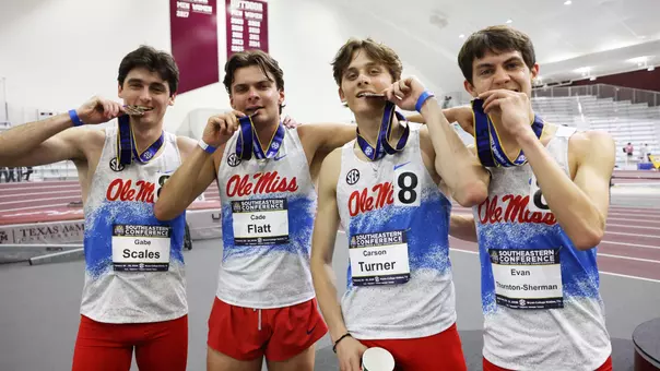 2026 Ole Miss Men's DMR, SEC Silver Medalists