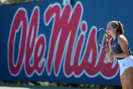 Ole Miss Women's Tennis vs. MVSU in Oxford, MS on April 7, 2026.
