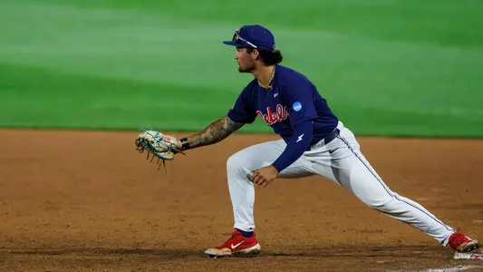 Ole Miss Baseball during Game 1 of the 2026 NCAA Lincoln Regional against Arizona State at Haymarket Park in Lincoln, Nebraska on May 29, 2026. Photo by Hayden Carroll/Ole Miss Athletics.