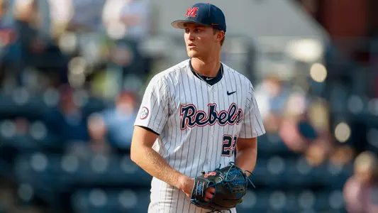 Ole Miss Baseball during their game against Evansville at Swayze Field in Oxford, Mississippi on March 8, 2026. Photo by Kari Hodges/Ole Miss Athletics.