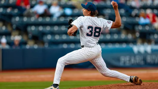 Ole Miss Baseball during their game against Evansville at Swayze Field in Oxford, Mississippi on March 8, 2026. Photo by Kari Hodges/Ole Miss Athletics.