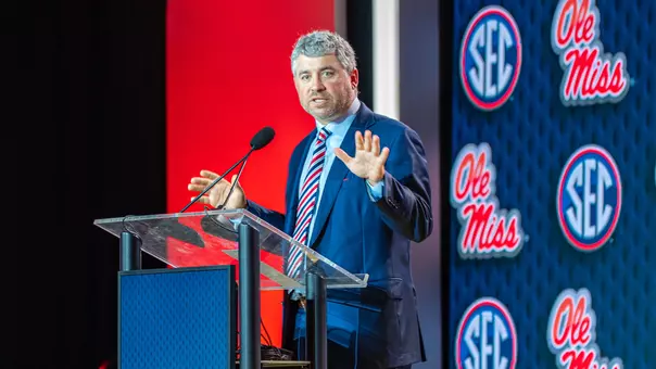 Pete Golding SEC Media Day 2026