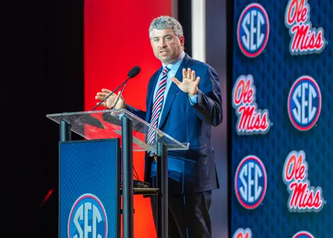 Pete Golding At SEC Media Day 2026