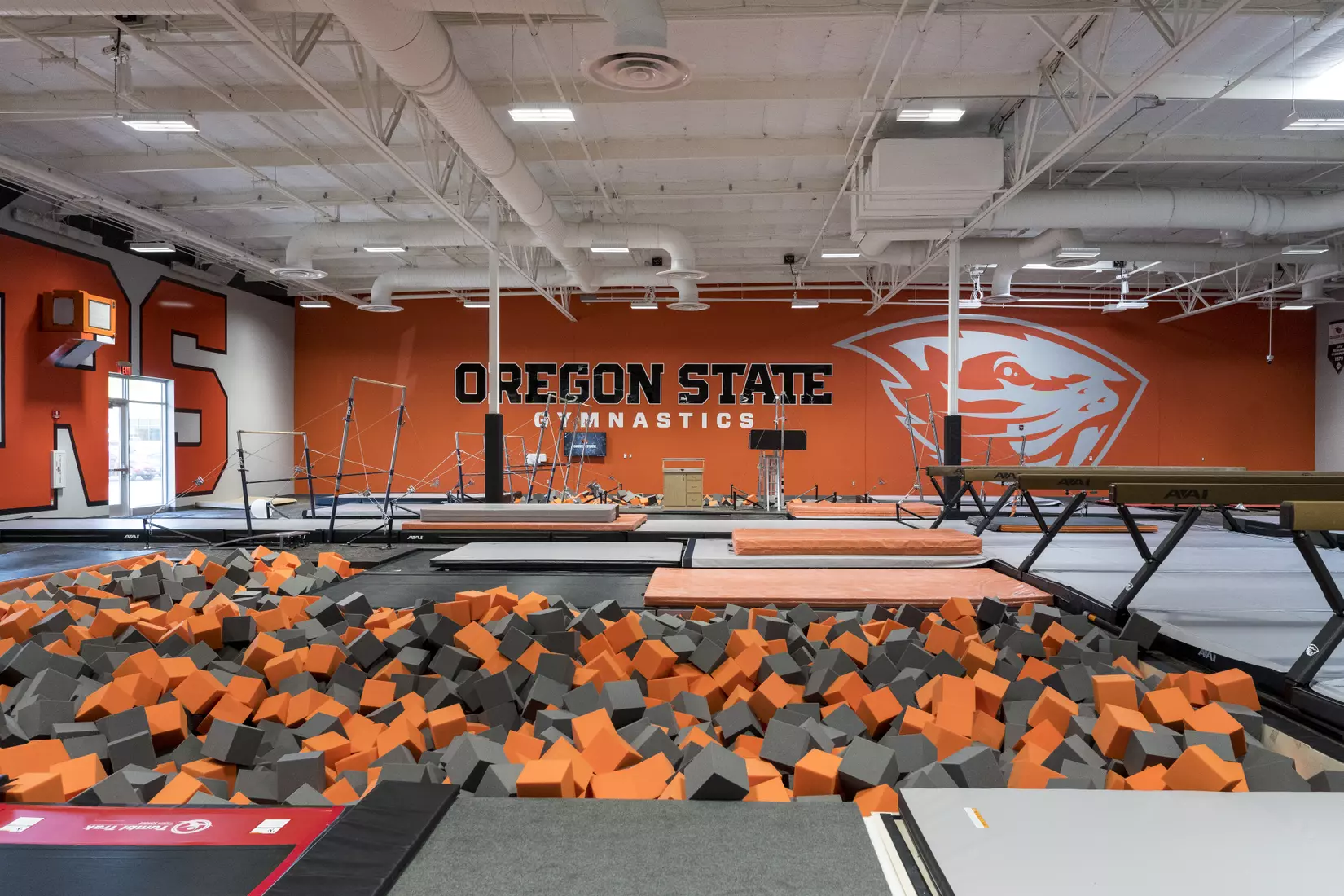 osu gymnastics practice center