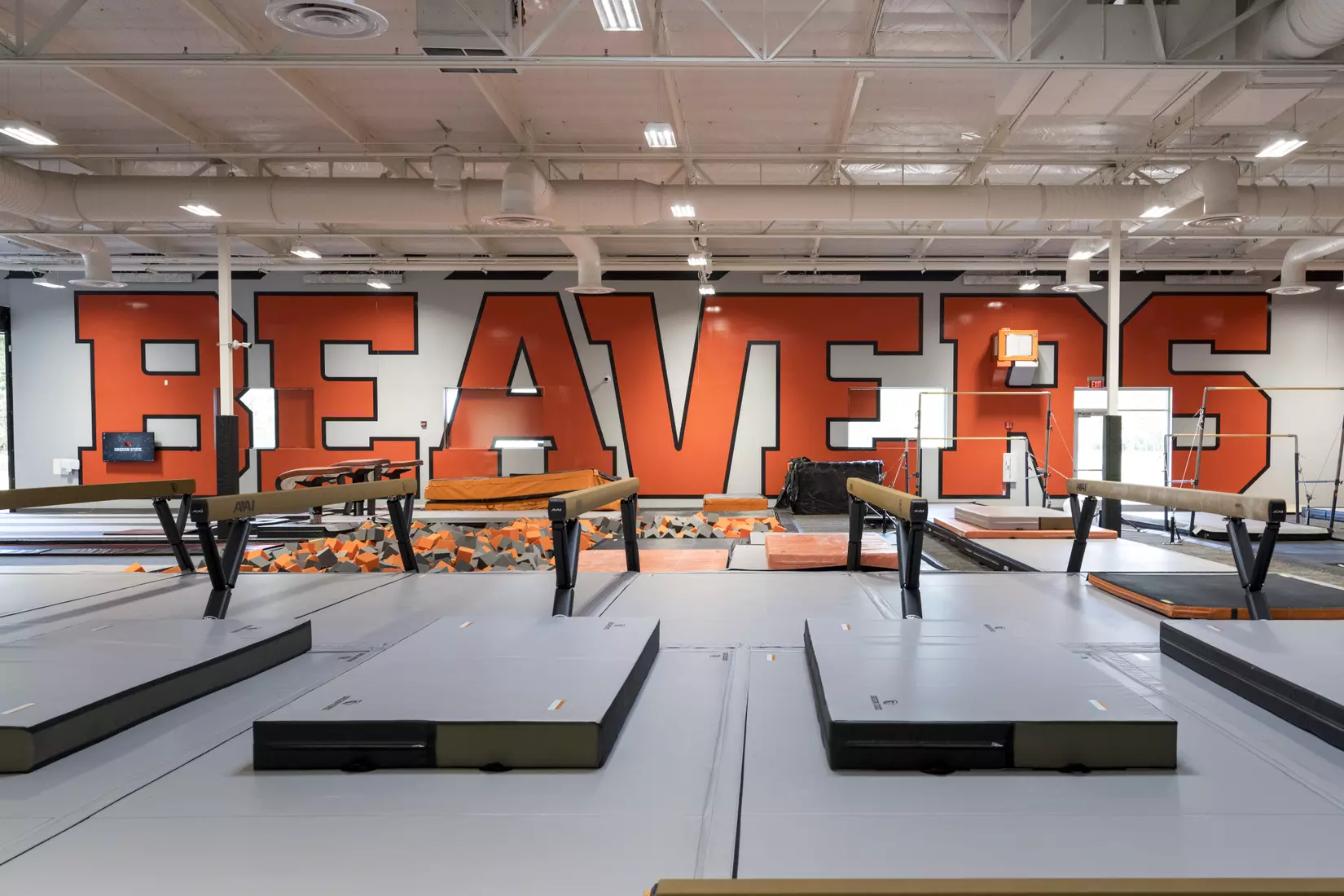 osu gymnastics practice center