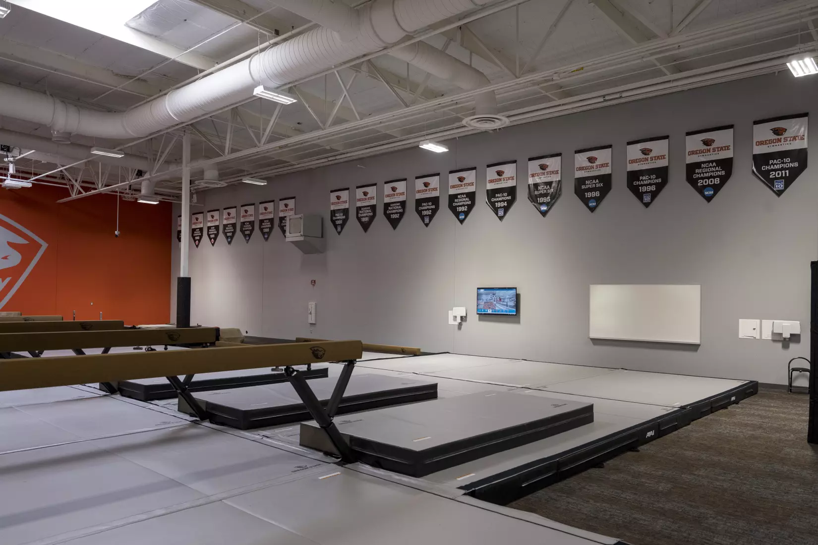 osu gymnastics practice center