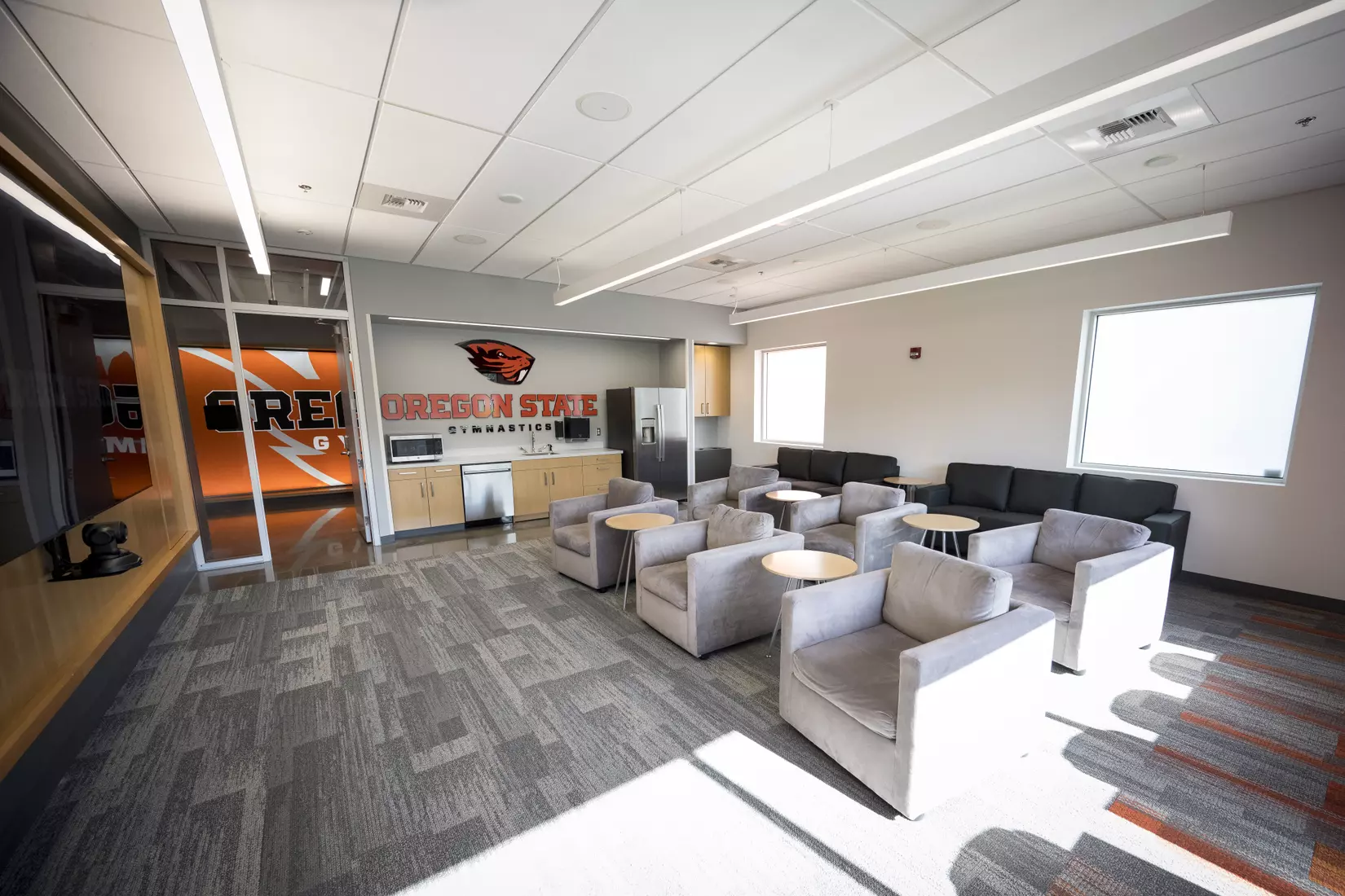 osu gymnastics practice center