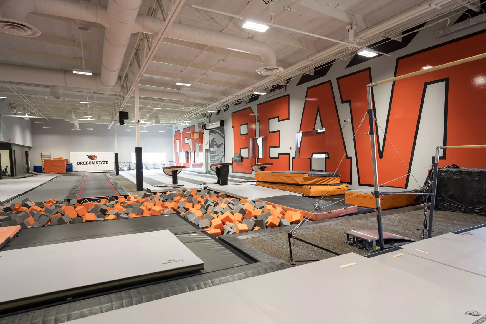 osu gymnastics practice center