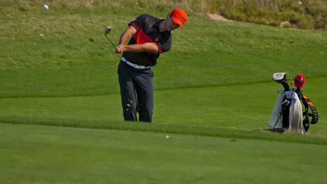 Men?s Golf In Third Place After First Round