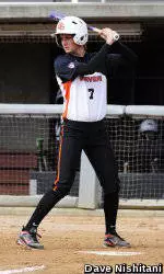 Bouska Extends Streak, But Softball Drops Game One Against Cal