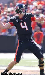 Mannion Breaks Into Record Books In Loss At Arizona State