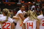 Volleyball Upsets No. 7 Oregon in Five-Set Thriller