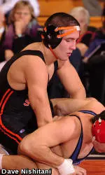 Wrestling Splits, Takes Second In Ames