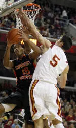 Beavers Hold On Against Trojans, 49-44