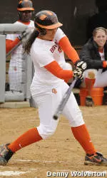 Roderfeld's RBI Boost Softball to 11-3 Win over North Dakota