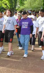 Oregon State Women's Basketball Participates In Relay For Life