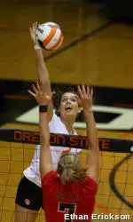 Volleyball Falls in Five-Set Heartbreaker to Wisconsin