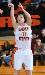 Women's Basketball Sweeps Oregon in Civil War Series