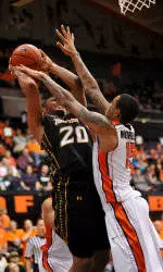 Moreland Posts Another Double-Double In Overtime Loss To Towson